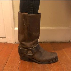 Frye buckle boots